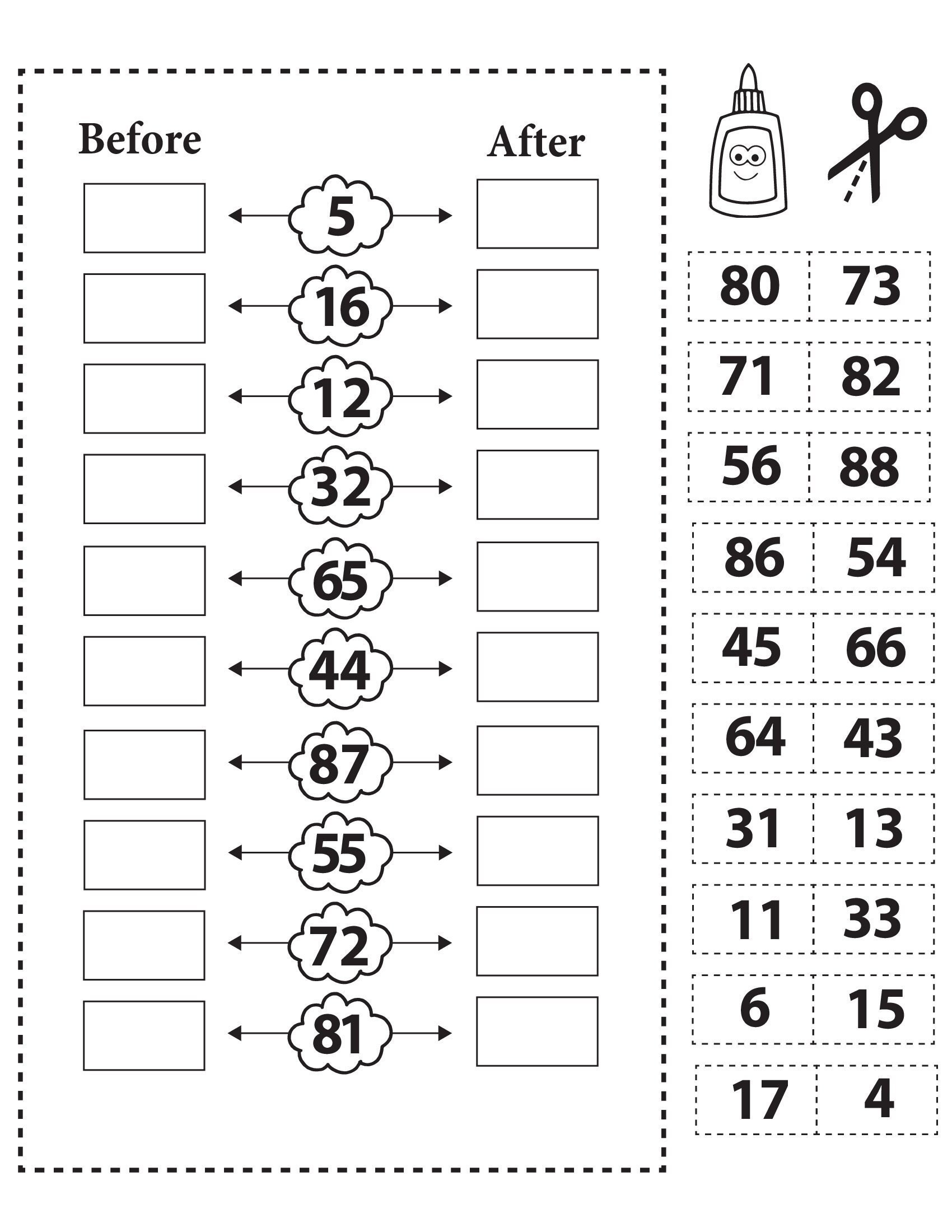 INGLÉS - Hoja de trabajo de matemáticas de primer grado, sumar, restar,  contar, rompecabezas, cortar y pegar, números faltantes, paquete de hojas  de matemáticas, niño de escuela primaria - Etsy México, image size:1700x2200