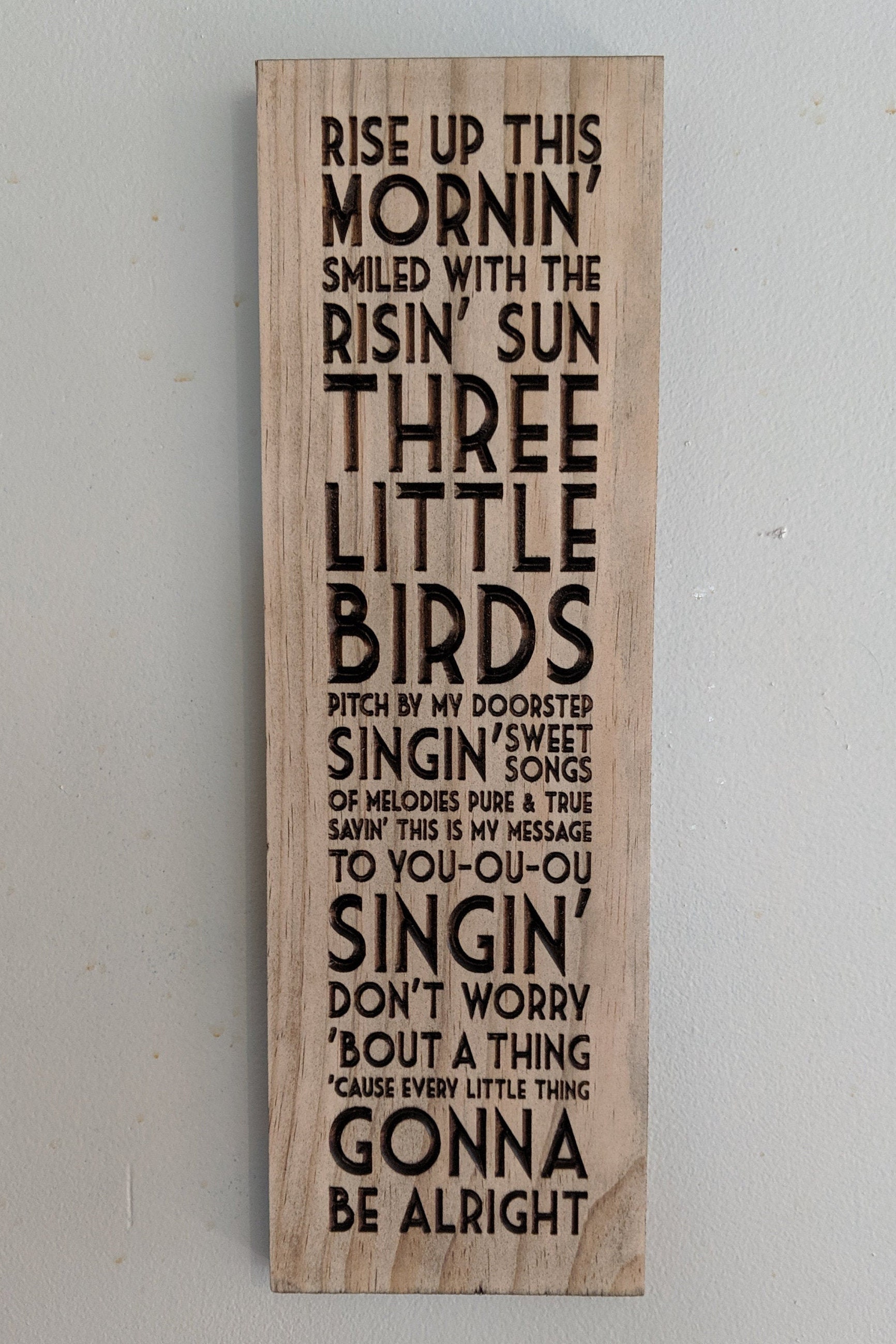 Bob Marley Carving Three Little Birds Sign Rise up This - Etsy UK Bob Marley Carving Three Little Birds Sign Rise up This - Etsy UK