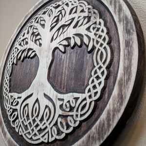 Tree of Life Wood Carving, Celtic Tree of Life, Wood Art, Tree of Life, Tree Art