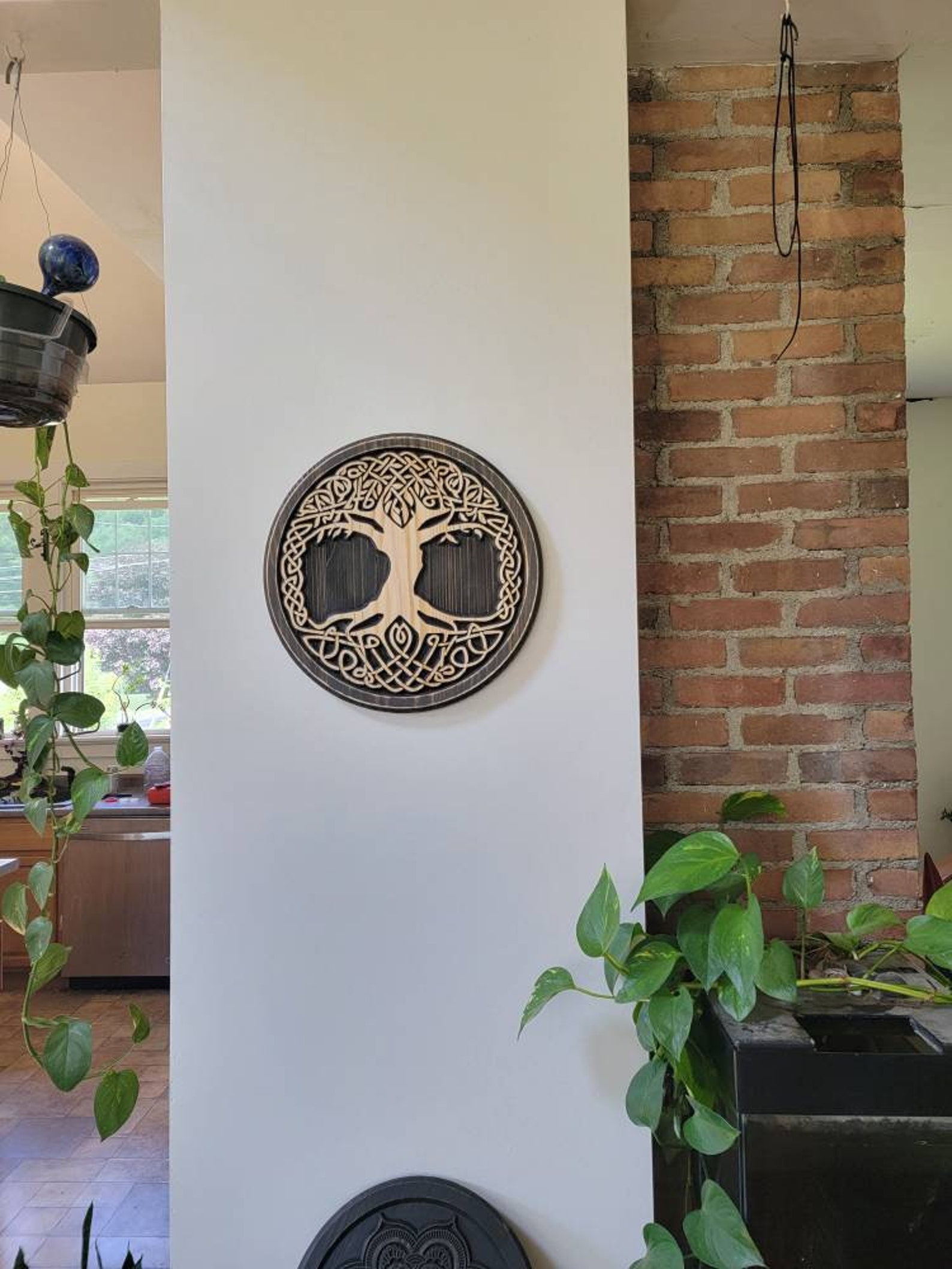 Tree of Life Wood Carving Celtic Tree of Life Wood Art Etsy Canada