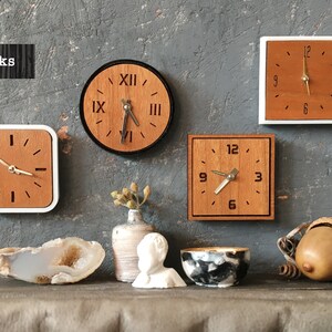 Miniature Modern Dollhouse Clock