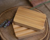 Wooden Soap Dish | Sustainable Hemu Wood | Draining and Eco-Friendly | Wide Grooves