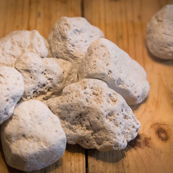 Natural Pumice Stone | Pumice Pebble | Tumbled Stone for Exfoliation and Scrubbing