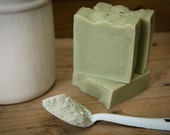 Tea Tree & Green Clay Handmade Soap - Certified 100% Natural Pure Vegan Handmade Soap (Cold Process) Bean and Boy Soap