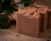 Rose Geranium & Pink Clay Soap - Certified 100% Natural Pure Vegan Handmade Soap (Cold Process) | Bean and Boy Soap