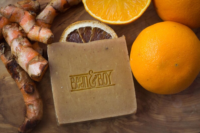 Turmeric & Orange Soap Certified 100 Natural Pure Vegan Etsy