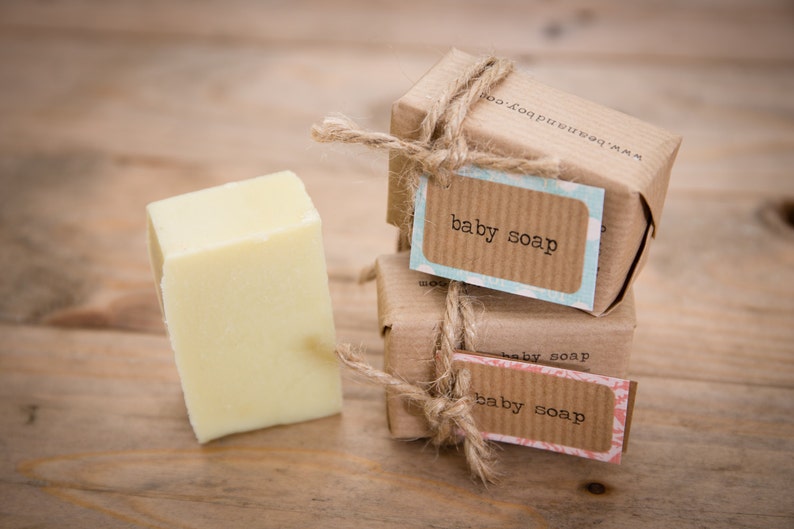 Top to Toe Baby Soap: Certified Natural Vegan Handmade Soap image 1