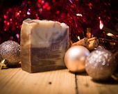 Cinnamon Swirl Soap - Festive Soap - Certified 100% Natural Pure Vegan Handmade Soap (Cold Process) | Bean and Boy Soap