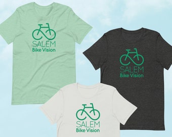 Salem Bike Vision Tshirt - front logo print