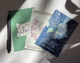 Salem Oregon Postcards