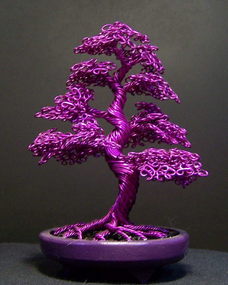 Moyogi Informal Upright Style Bonsai Wire Tree Sculpture Etsy