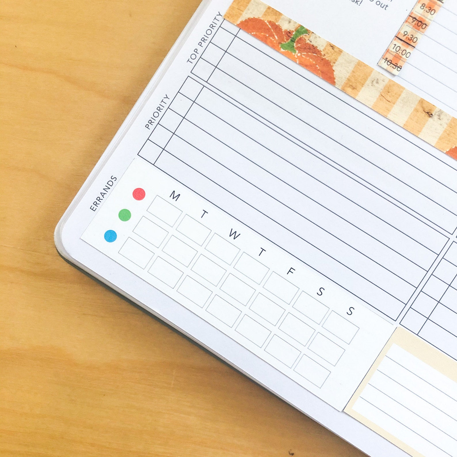 Apple Watch Rings Weekly Tracker Passion Planner Etsy