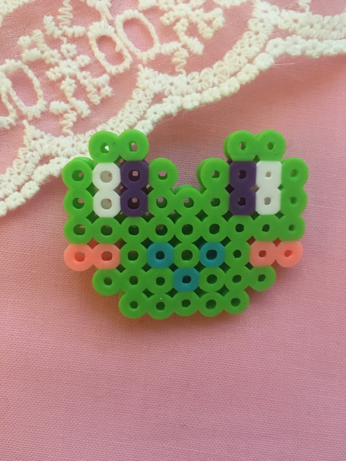 Cute Frog Perler Pins Etsy