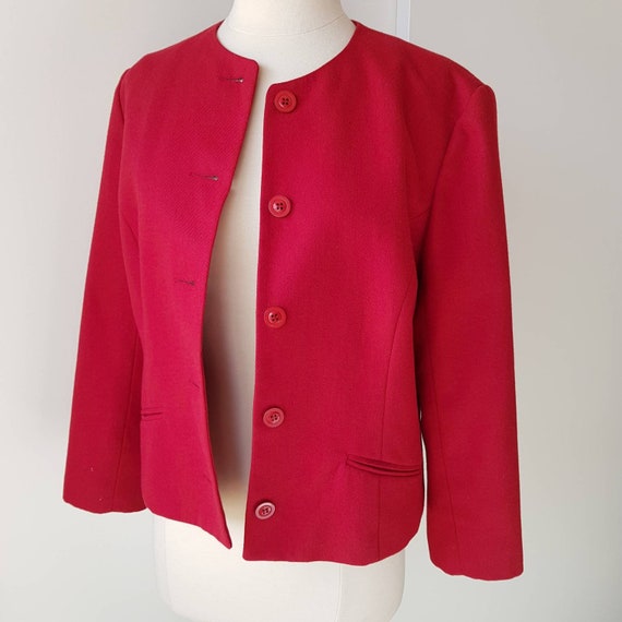 Vintage 1990s Pelaco Collection Red Cropped Boxy W