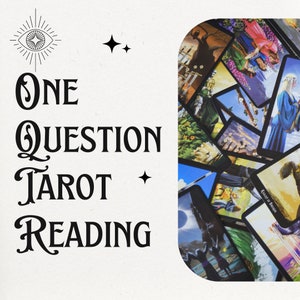 Get Fast and Accurate Insights with One Question Tarot Reading - 24 to 48hrs Turnaround Time for Clarity and Guidance