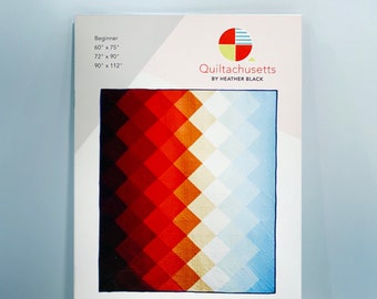 Summer Sunset Quilt Digital Pattern by Heather Black - Quiltachusetts