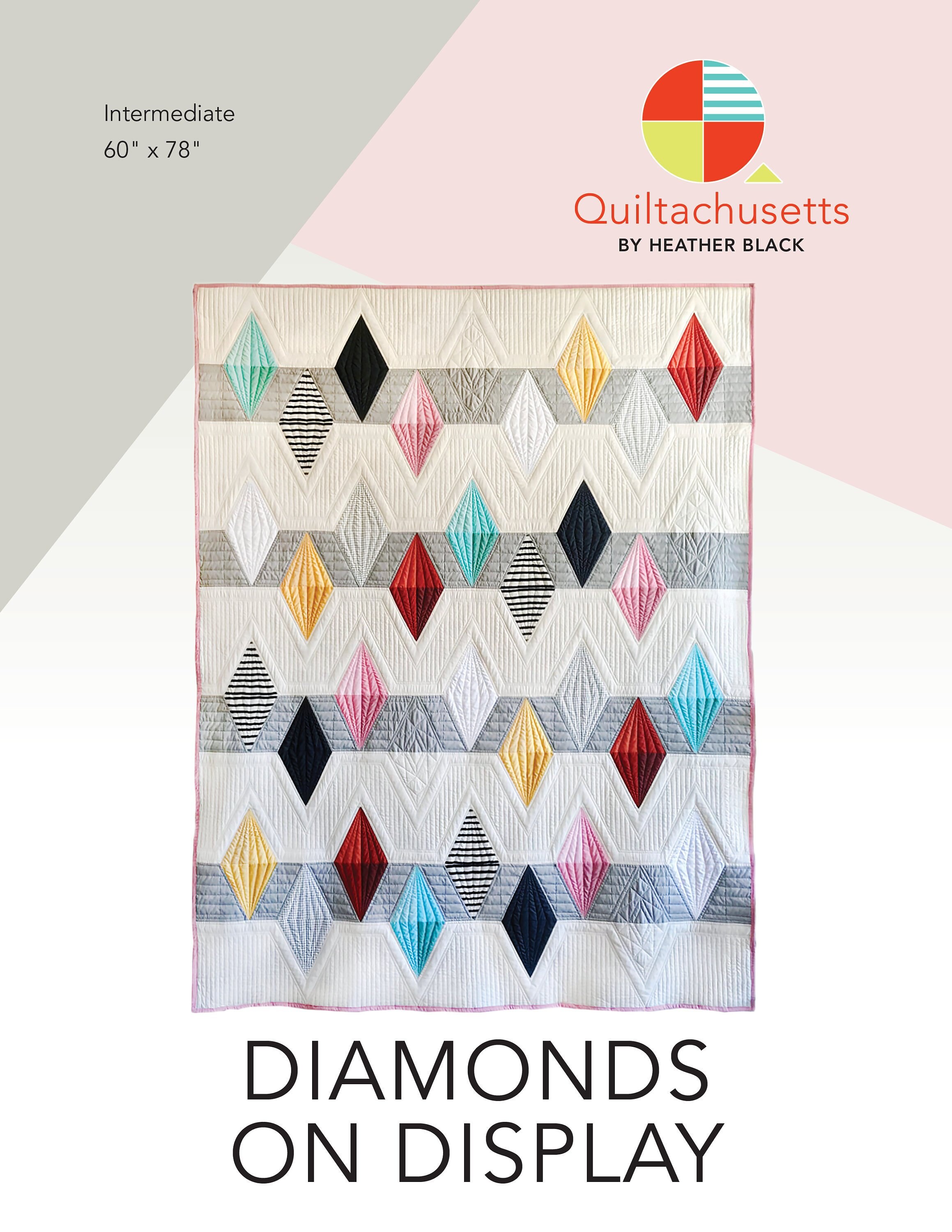 Diamonds on Display Quilt Digital Pattern by Heather Black Etsy