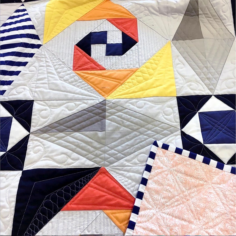 Sunset at Sea Quilt Digital Pattern by Heather Black Etsy