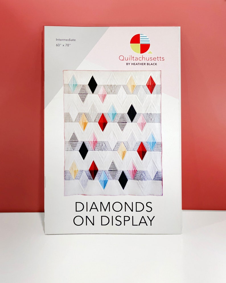 Diamonds on Display Quilt Digital Pattern by Heather Black Etsy