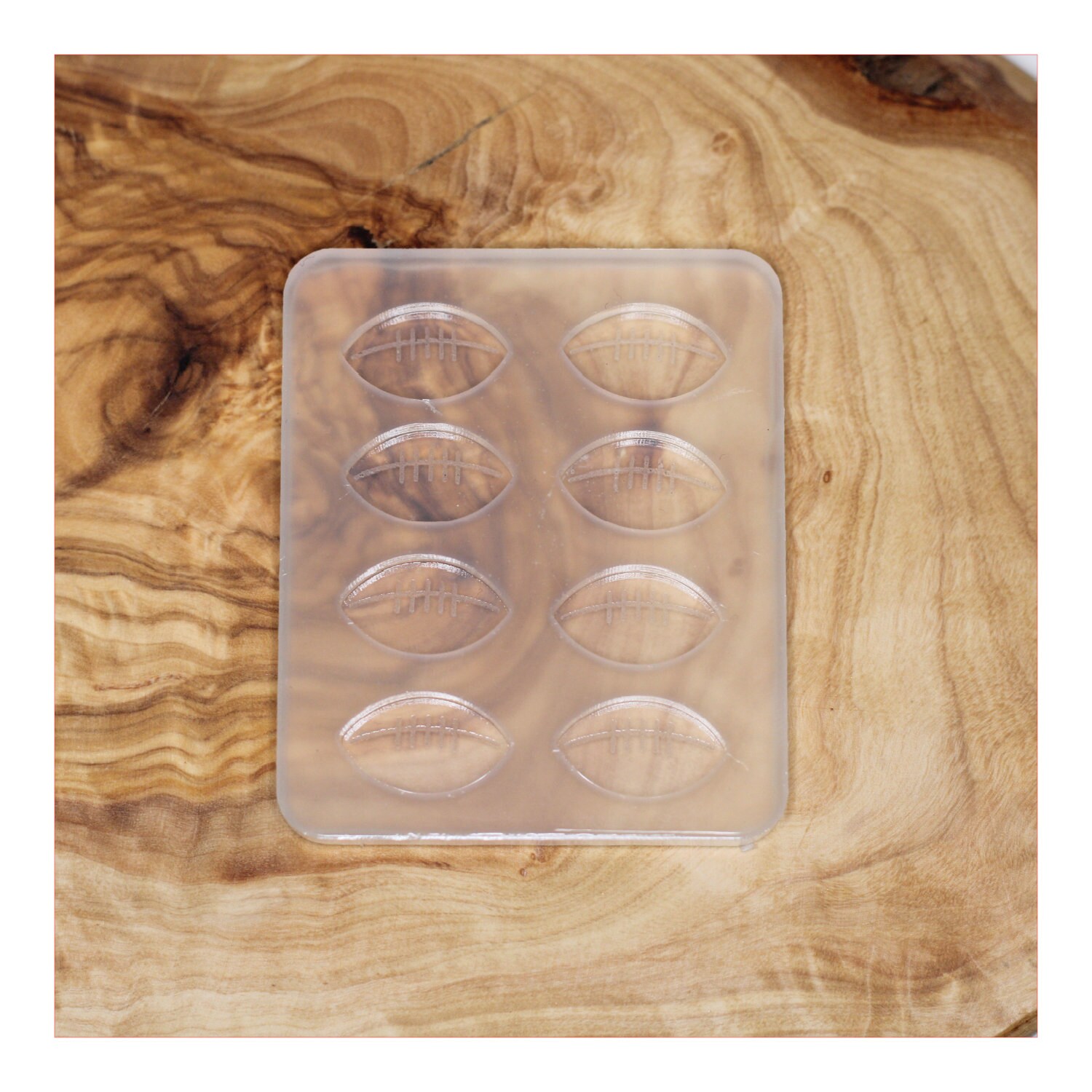Premium Football Shape Rugby Silicone Ice Cube Mold & Candy Mold