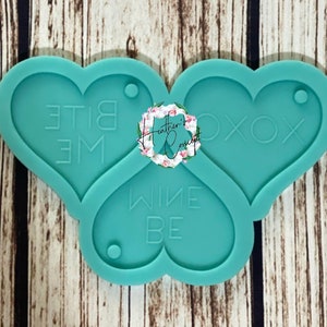Conversation Hearts Keychain Mold