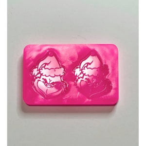 Grinch Earrings Mold