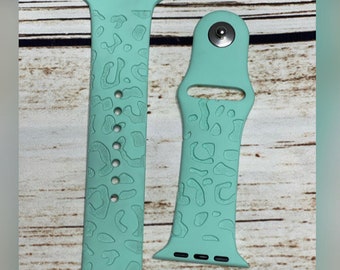 Cheetah Engraved Watch band