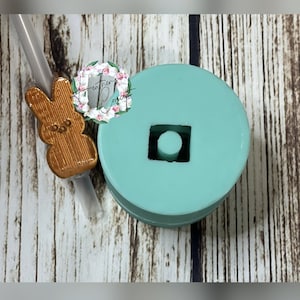 Bunny Straw Topper Mold