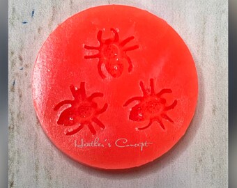 Spider  Druzy Cabochon Earring Mold