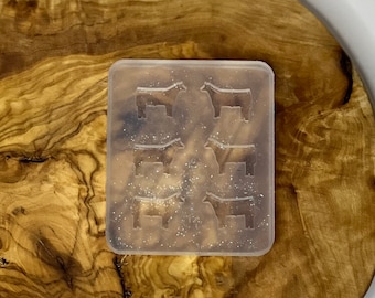 Show Cow Earring Stud Mold