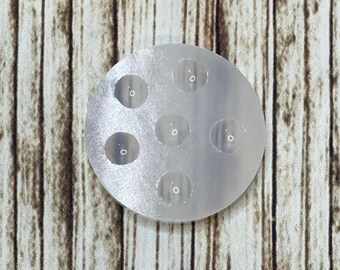 Stampo per orecchini con cabochon a cupola da 8 mm