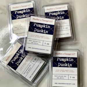 Pompoen Dunkin Geur Wax Smelt