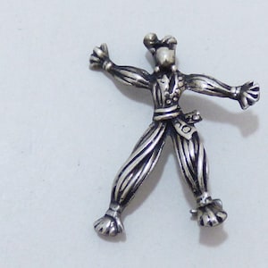 Vintage Sterling Silver Yarn Doll/Rag Doll/Straw Man Brooch