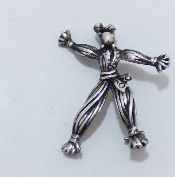 Vintage Sterling Silver Yarn Doll/Rag Doll/Straw Man Brooch