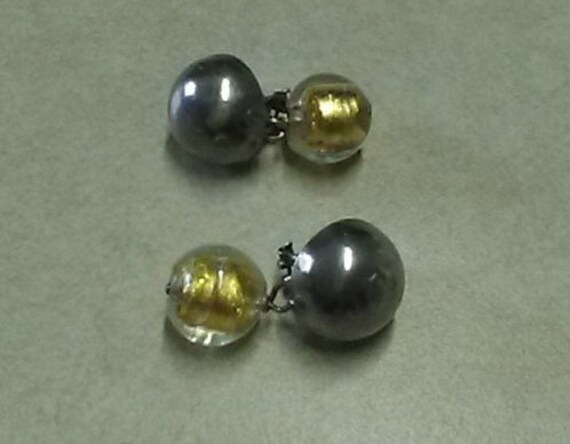 Pair of Vintage Solid Sterling Silver Dome Earrin… - image 4