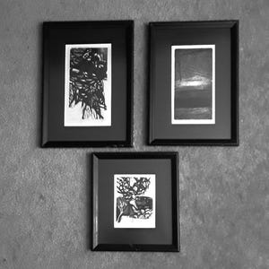 Three Original 1965 Ronald Penkoff Abstract Woodcuts (Two Signed), From &quot;Satyr&quot; Series