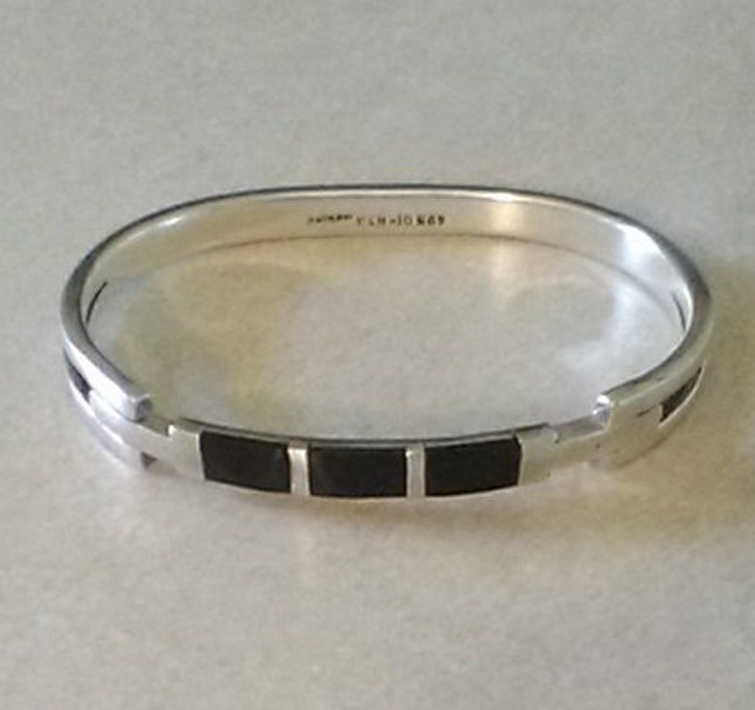 Vintage Taxco Mexico Sterling Silver Bracelet, With TCM-10 Vintage Taxco Mexico Sterling Silver Bracelet, With TCM-10