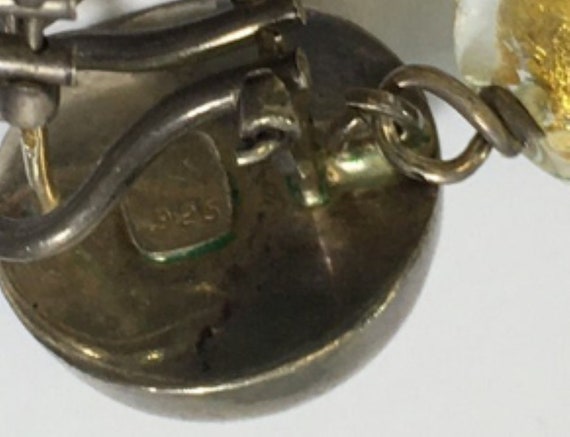 Pair of Vintage Solid Sterling Silver Dome Earrin… - image 10