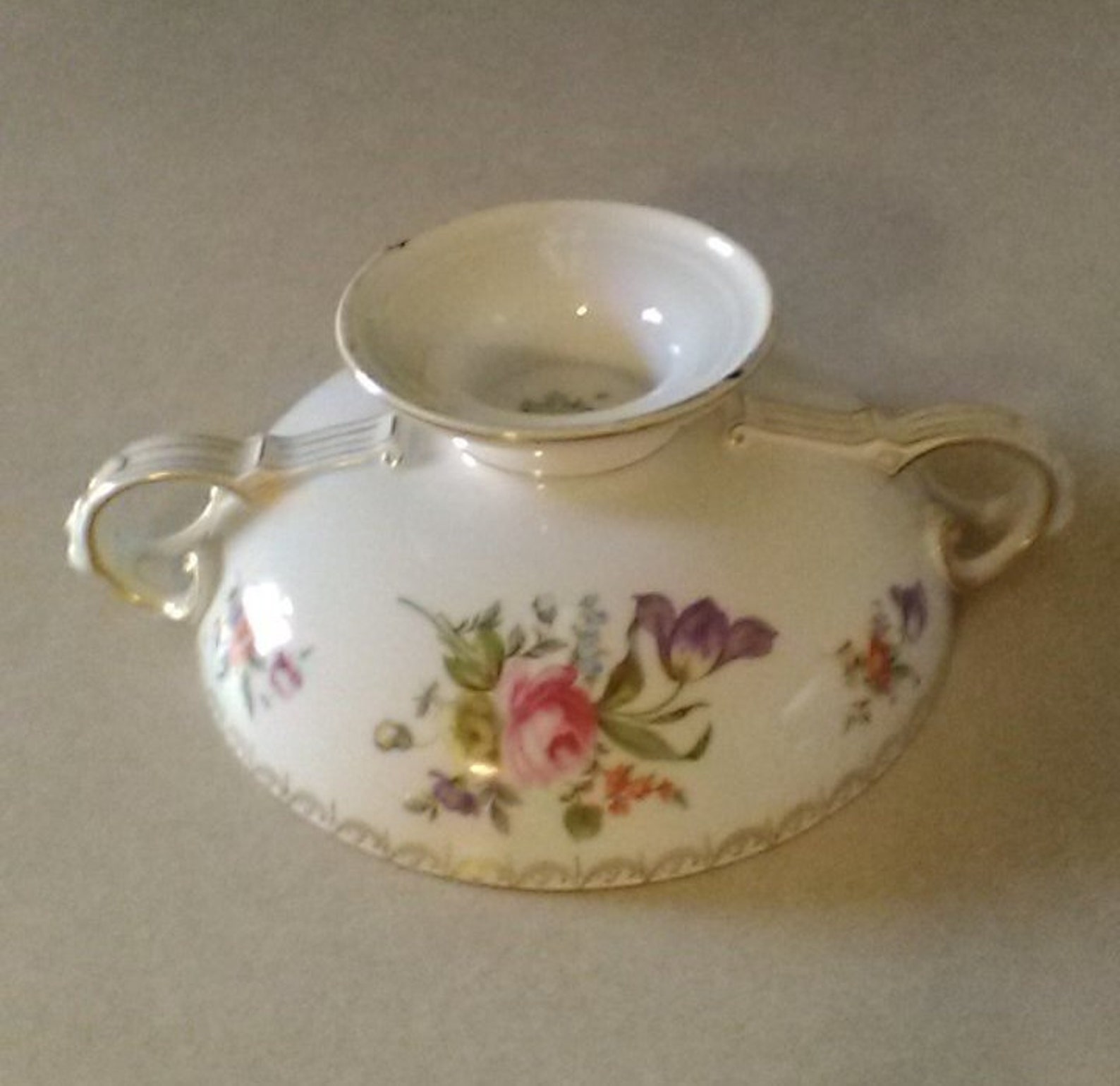 Vintage Circa 1920s Rosenthal Empire Porcelain Covered Serving Bowl and