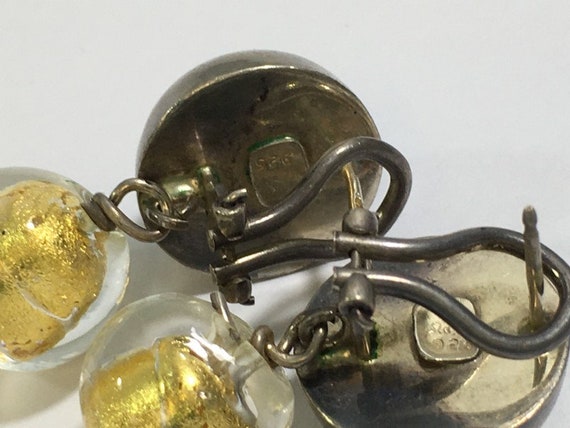 Pair of Vintage Solid Sterling Silver Dome Earrin… - image 7