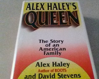 Vintage Hardcover 1st Edition Book (Made Into Movie) “Queen: The Story of an American Family”, by Alex Haley & David Stevens, W/ Dust Jacket