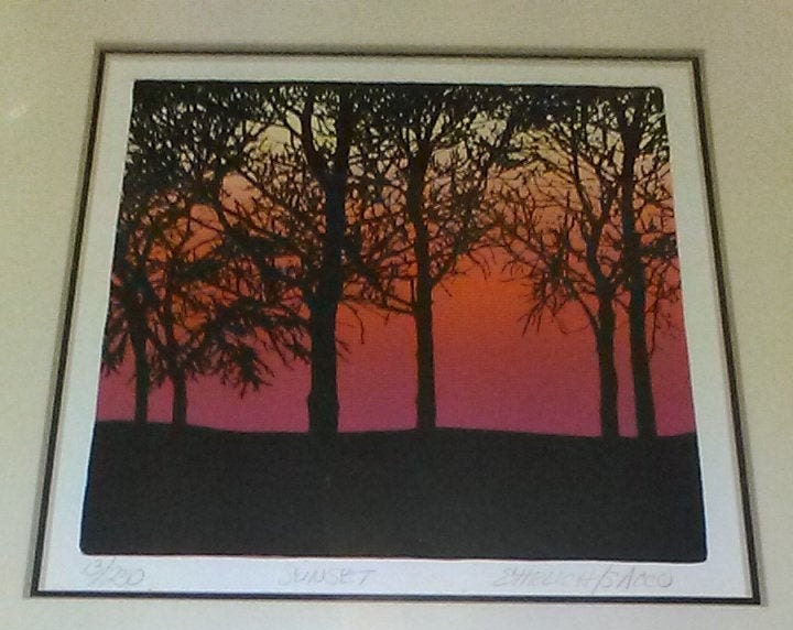 Vintage Robert Ehrlich & Linda Sacco Signed Limited Edition