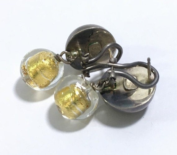 Pair of Vintage Solid Sterling Silver Dome Earrin… - image 6