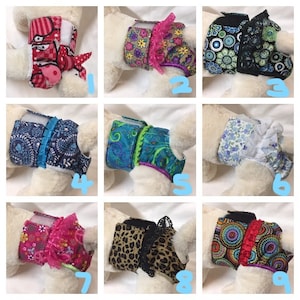 Female Dog Diapers. Size Medium