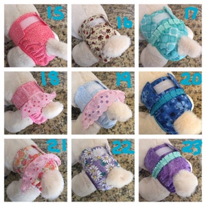 Female Dog Diapers, Size Small - Etsy