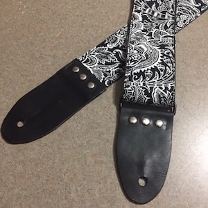 Guitar Strap, Leather Ends