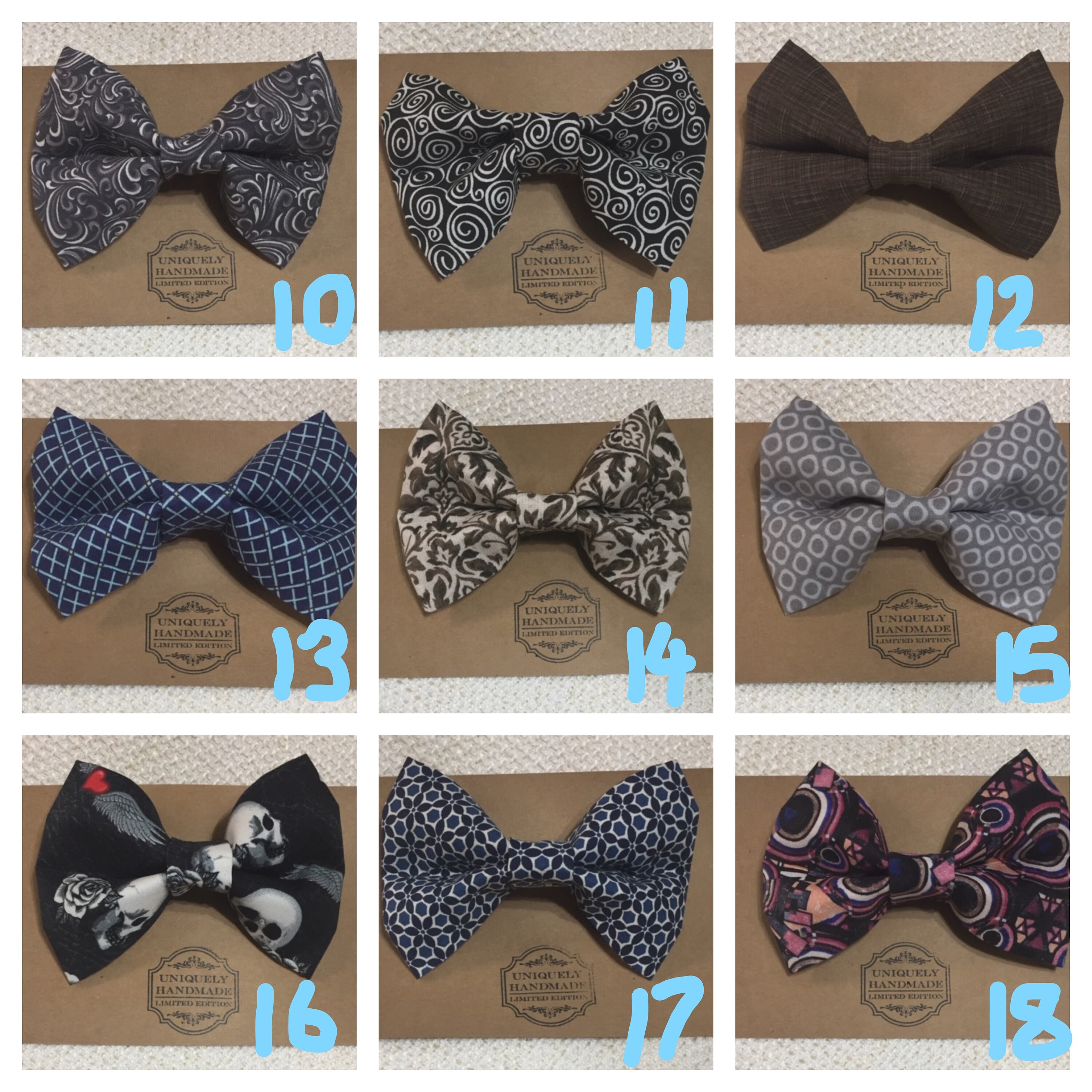 Men's Clip On Bow Tie 5 Etsy