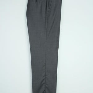 Boggi Milano gray birdeyes 120's pure wool modern suit 48it 38us/uk 34x31 image 5
