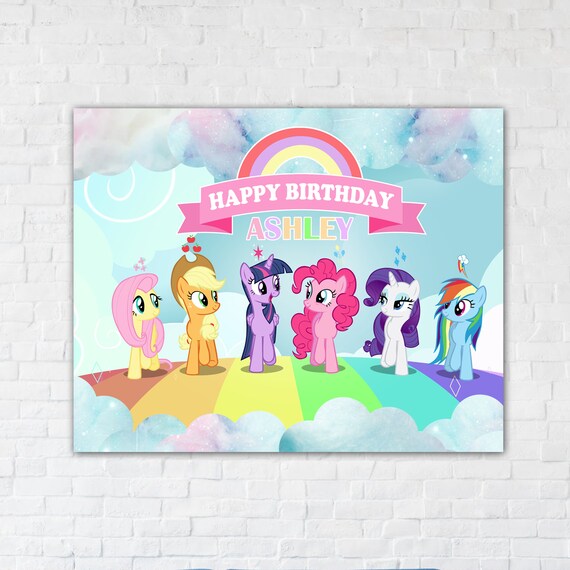 Mlp Banner Backdrop L Digital File Printable File Etsy