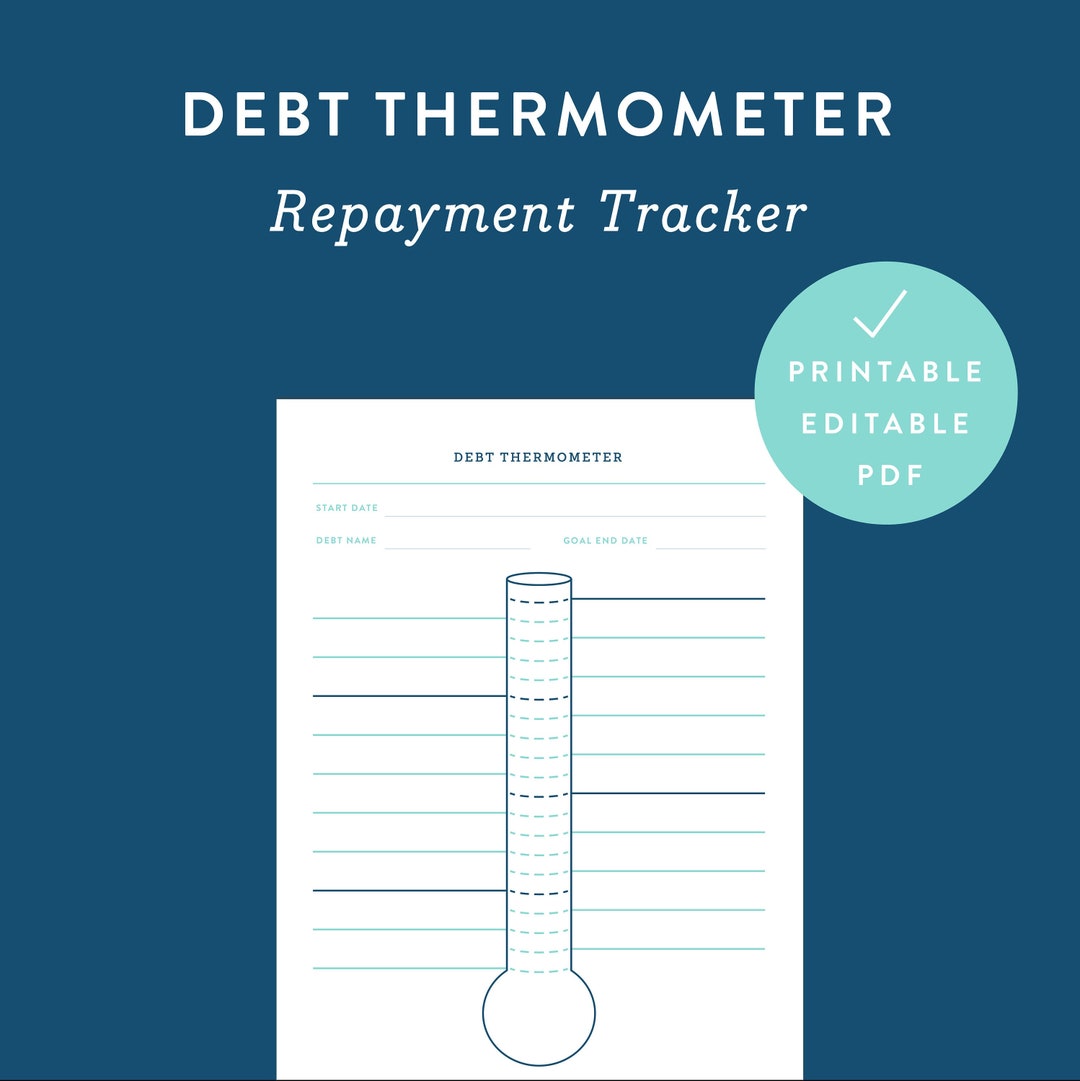 Debt Thermometer Printable